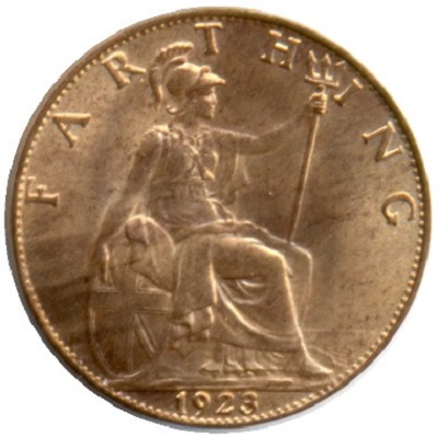 UK Farthing 1923 Value