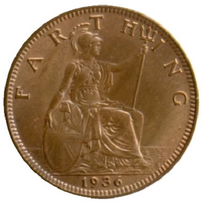 UK Farthing 1936 Value