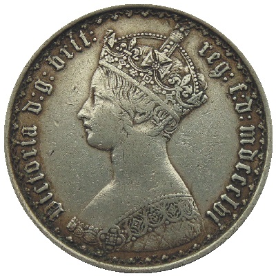 1856 UK Florin | 1856 two-shilling piece