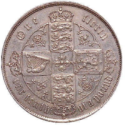 UK Florin 1864 Value