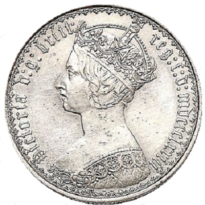 1873 UK Florin | 1873 two-shilling piece