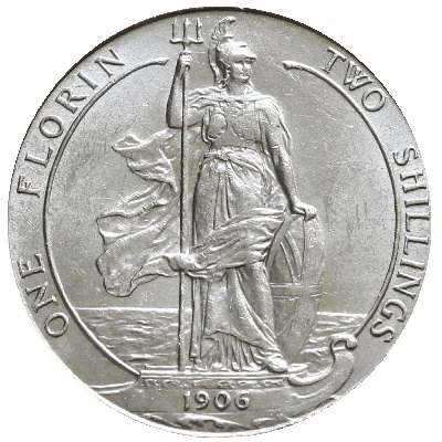UK Florin 1906 Value
