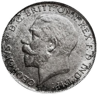 1925 UK Florin | 1925 two-shilling piece