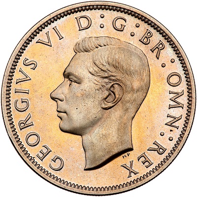 1949 UK Florin | 1949 two-shilling piece