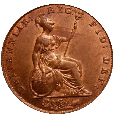 1847 UK Half Penny Value