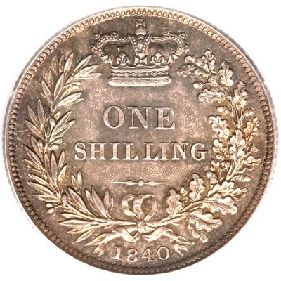 UK Shilling 1840 Value