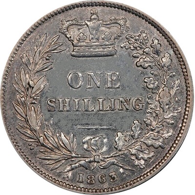 Shilling 1863 Value