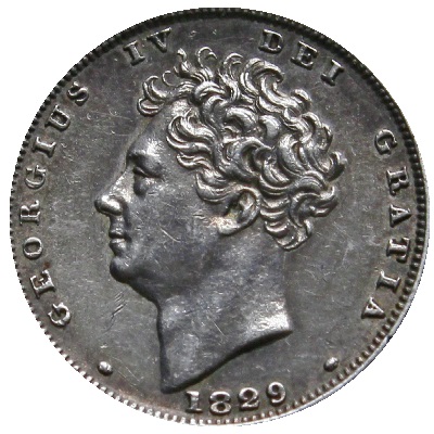 Sixpence 1829 Value