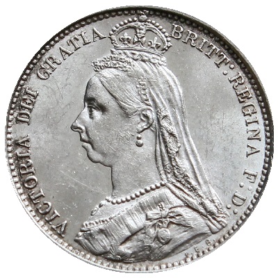 Sixpence 1889 Value