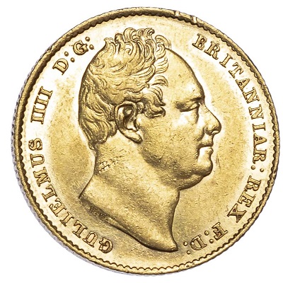 Gold 1836 half sovereign Value