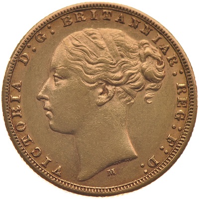 Gold 1840 half sovereign Value