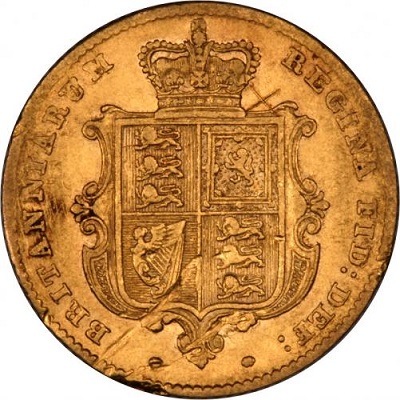 Gold 1847 half sovereign Value