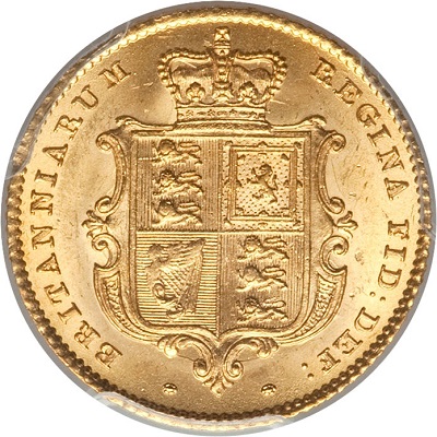 Gold 1850 Half Sovereign Value