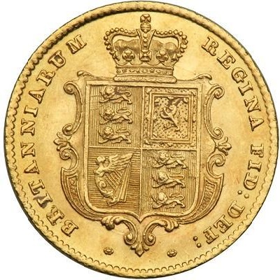 Gold 1853 Half Sovereign Value