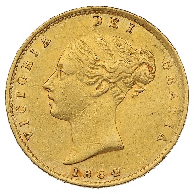 Gold 1864 Half Sovereign Value