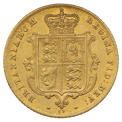 Gold 1865 Half Sovereign Value