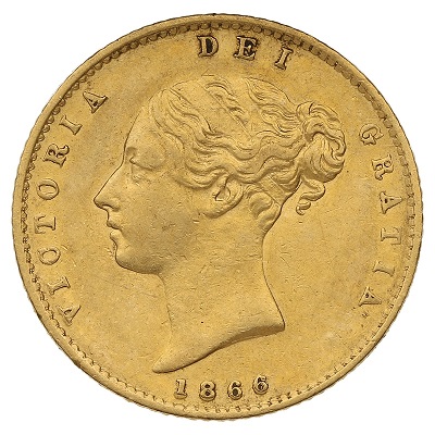 Gold 1866 Half Sovereign Value