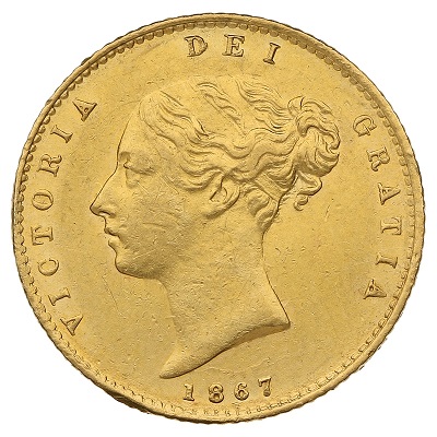 Gold 1867 Half Sovereign Value