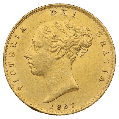 Gold 1867 Half Sovereign Value