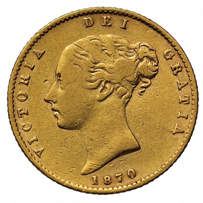 Gold 1870 Half Sovereign Value