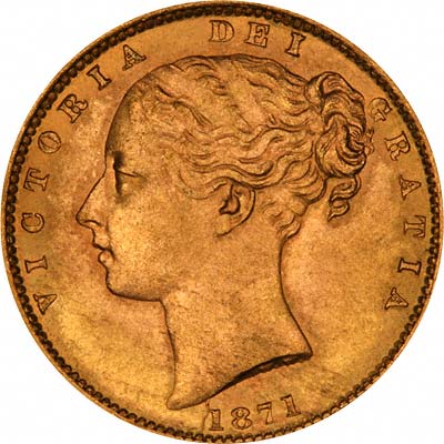 Gold 1871 Half Sovereign Value
