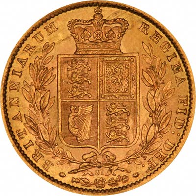 Gold 1871 Half Sovereign Value