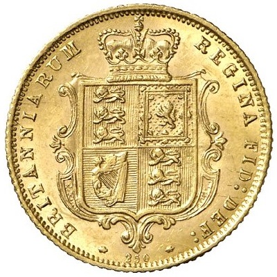 Gold 1873 Half Sovereign Value