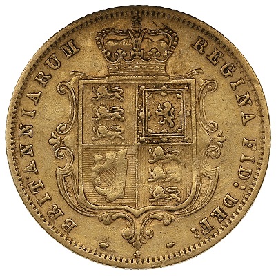 Gold 1874 Half Sovereign Value
