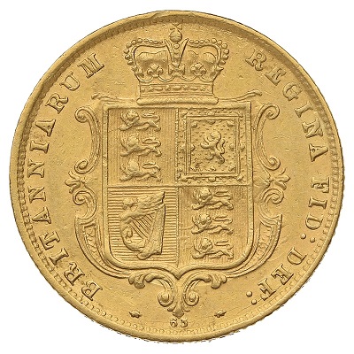Gold 1876 Half Sovereign Value