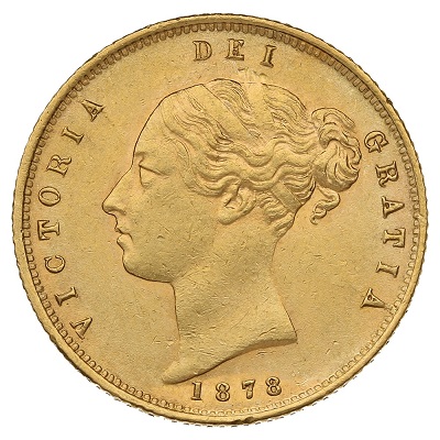 Gold 1878 Half Sovereign Value