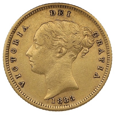 Gold 1883 Half Sovereign Value