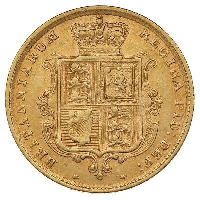 Gold 1884 Half Sovereign Value