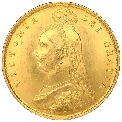 Gold 1887 Half Sovereign Value