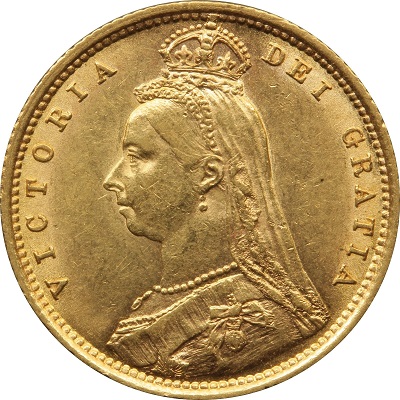 Gold 1892 Half Sovereign Value