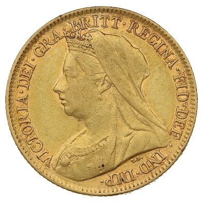 Gold 1895 Half Sovereign Value