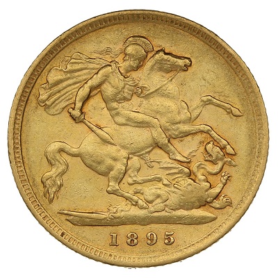 Gold 1895 Half Sovereign Value