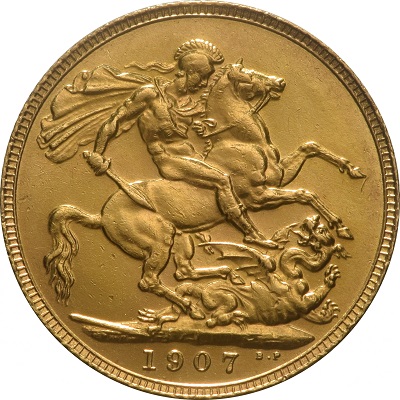 Gold 1907 Half Sovereign Value