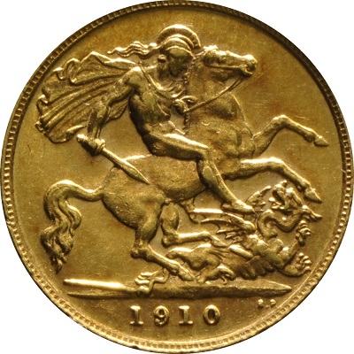 Gold 1910 Half Sovereign Value