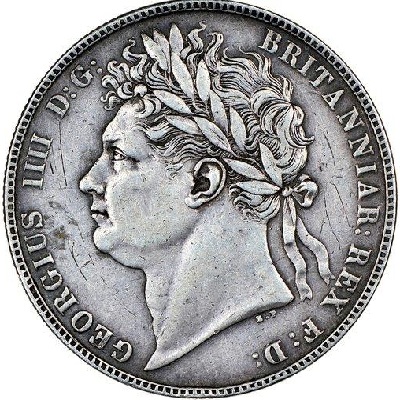 1823 UK Half Crown Value | 1823 British Half Crown Value