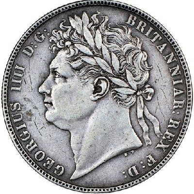 1823 UK Half Crown Value | 1823 British Half Crown Value