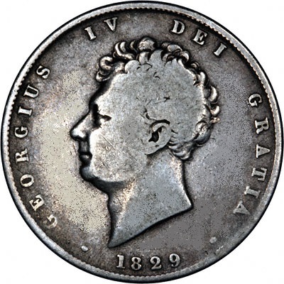 1829 UK Half Crown Value | 1829 British Half Crown Value