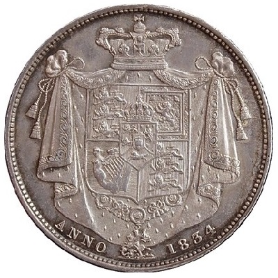 UK Half Crown 1834 Value