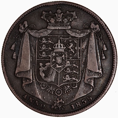 UK Half Crown 1835 Value
