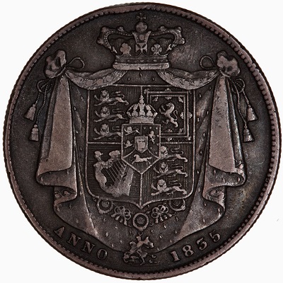 UK Half Crown 1835 Value