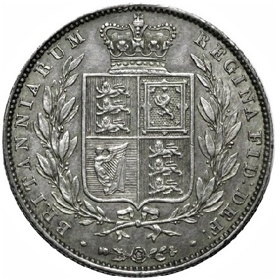 UK Half Crown 1840 Value