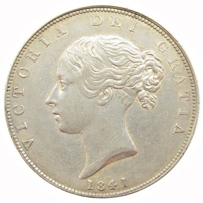 1841 UK Half Crown Value | 1841 British Half Crown Value