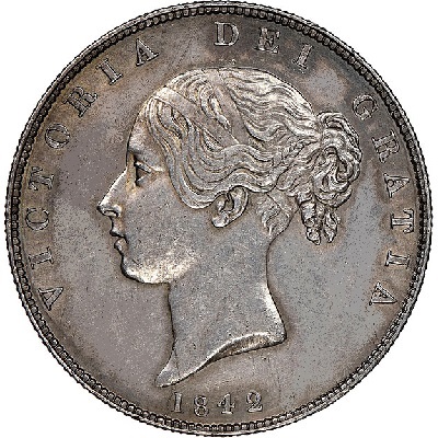 1842 UK Half Crown Value | 1842 British Half Crown Value
