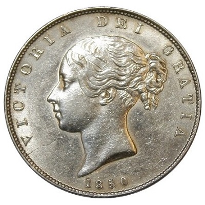 1850 UK Half Crown Value | 1850 British Half Crown Value