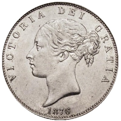 1876 UK Half Crown Value | 1876 British Half Crown Value