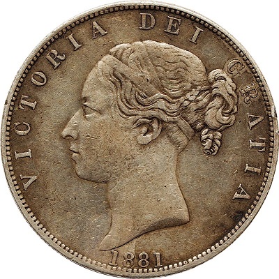 1881 UK Half Crown Value | 1881 British Half Crown Value